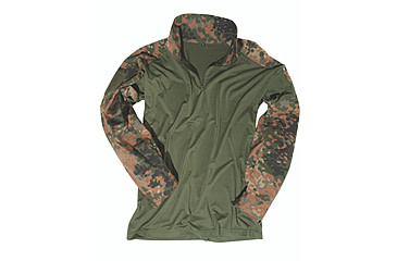 Image of MIL-TEC Tactical Field Shirt - Mens, Flecktarn Camo, Extra Large, 10920021-905