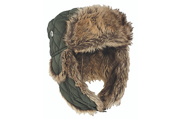 Image of MIL-TEC Winter Cap w/Fake Fur - Mens, OD Green, Extra Large, 12104601-905