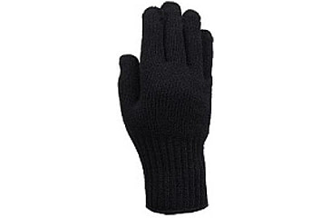 Image of Military Surplus Glove Liner Inserts, Wool, 3 Size, Black, MG107BS