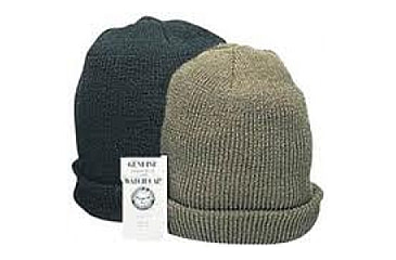 Image of Military Surplus Watch Cap, Hat, Black, Adult, H5030B