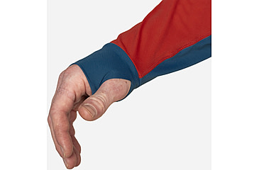 Image of Mountain Equipment Aiguille Hooded Top - Mens, Dusk/RedRock, Small, ME-007145 DRR-S