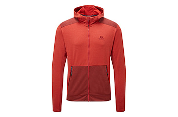 Image of Mountain Equipment Oracool Hooded Jacket - Mens, Red Rock/Fired Brick, Small, 01799Red/FirBrickS