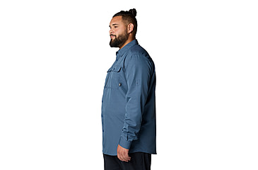 Image of Mountain Hardwear Canyon Extended Long Sleeve Shirt - Men's, Zinc, LT, 2104102-492-LT