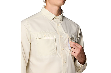 Image of Mountain Hardwear Canyon Long Sleeve Shirt - Mens, 022, M, 2104101-022-M