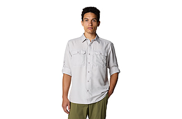 Image of Mountain Hardwear Canyon Long Sleeve Shirt - Mens, 055, XXL, 2104101-055-XXL
