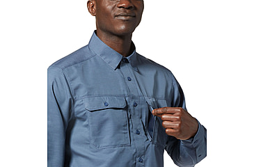 Image of Mountain Hardwear Canyon Long Sleeve Shirt - Mens, 492, S, 2104101-492-S