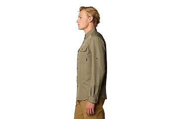 Image of Mountain Hardwear Canyon Long Sleeve Shirt - Mens, Stone Green, XXL, 190423047475