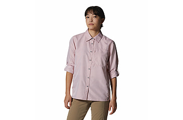 Image of Mountain Hardwear Canyon Long Sleeve Shirt - Womens, Rosehip, Large, 1648531668-Rosehip-L