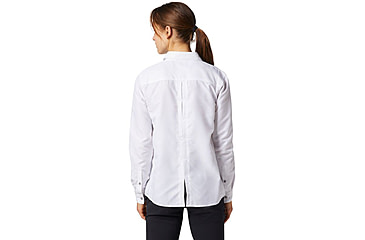 Image of Mountain Hardwear Canyon Long Sleeve Shirt - Womens-White-X-Large