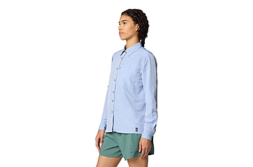 Image of Mountain Hardwear Canyon Long Sleeve Shirts - Womens, Deep Lake, M, 190423015399
