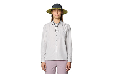 Image of Mountain Hardwear Canyon Long Sleeve Shirts - Womens, Light Dunes, S, 190423015504
