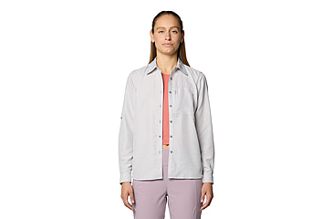 Image of Mountain Hardwear Canyon Long Sleeve Shirts - Womens, Light Dunes, S, 190423015504