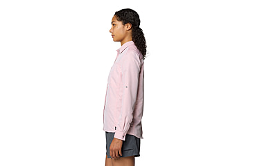 Image of Mountain Hardwear Canyon Long Sleeve Shirts - Womens, Rosehip, S, 190423015351