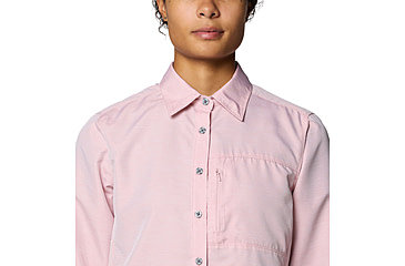 Image of Mountain Hardwear Canyon Long Sleeve Shirts - Womens, Rosehip, S, 190423015351