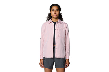 Image of Mountain Hardwear Canyon Long Sleeve Shirts - Womens, Rosehip, S, 190423015351