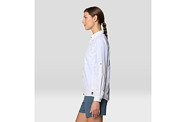 Image of Mountain Hardwear Canyon Long Sleeve Shirts - Womens, White, XXL, 190423015467