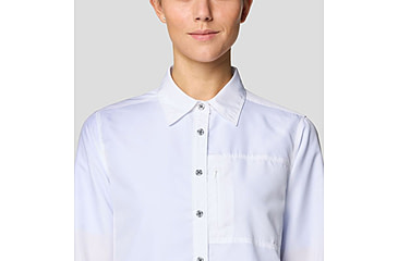 Image of Mountain Hardwear Canyon Long Sleeve Shirts - Womens, White, XXL, 190423015467