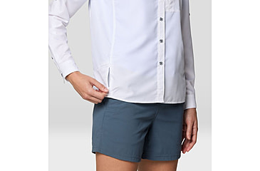 Image of Mountain Hardwear Canyon Long Sleeve Shirts - Womens, White, XXL, 190423015467