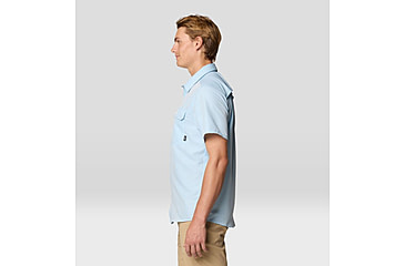 Image of Mountain Hardwear Canyon Short Sleeve - Mens, Blue Chambray, XL, 190423042913