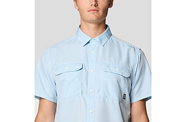 Image of Mountain Hardwear Canyon Short Sleeve - Mens, Blue Chambray, XL, 190423042913
