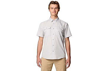 Image of Mountain Hardwear Canyon Short Sleeve - Mens, Light Dunes, L, 190423042739