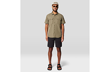 Image of Mountain Hardwear Canyon Short Sleeve - Mens, Stone Green, M, 190423042845