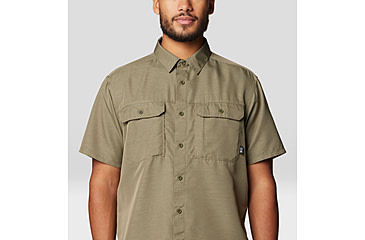 Image of Mountain Hardwear Canyon Short Sleeve - Mens, Stone Green, M, 190423042845