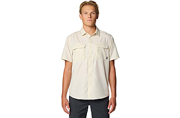 Image of Mountain Hardwear Canyon Short Sleeve - Mens, Stone, S, 190423042951