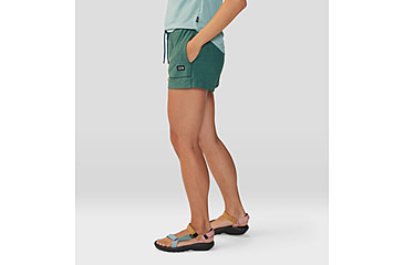 Image of Mountain Hardwear Chillaction Short - Womens, Aqua Green Heather, Small, 2067951318-S