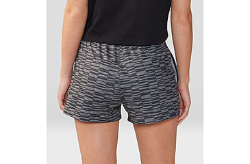 Image of Mountain Hardwear Chillaction Short - Womens, Ashen Sediment Check Print, Large, 2067951043-L