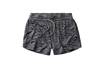 Image of Mountain Hardwear Chillaction Short - Womens, Ashen Sediment Check Print, Large, 2067951043-L