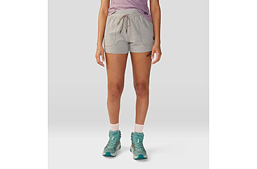 Image of Mountain Hardwear Chillaction Short - Womens, Dunes Heather, Large, 2067951262-L