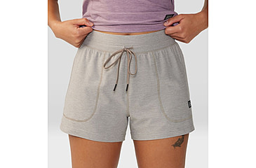Image of Mountain Hardwear Chillaction Short - Womens, Dunes Heather, Large, 2067951262-L