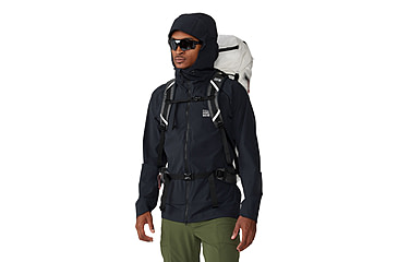 Image of Mountain Hardwear Chockstone Alpine LT Hooded Jacket - Men's, Black, L, 2063191-010-L