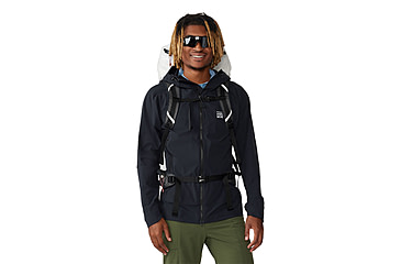 Image of Mountain Hardwear Chockstone Alpine LT Hooded Jacket - Men's, Black, L, 2063191-010-L