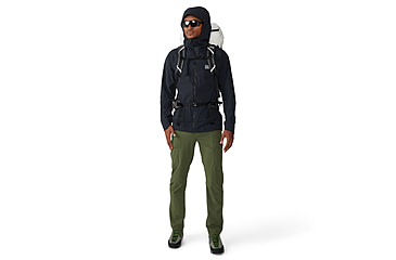 Image of Mountain Hardwear Chockstone Alpine LT Hooded Jacket - Men's, Black, L, 2063191-010-L