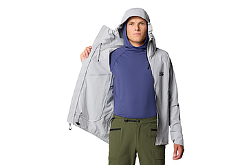 Image of Mountain Hardwear Chockstone Alpine LT Hooded Jacket - Men's, Glacial, M, 2063191-097-M