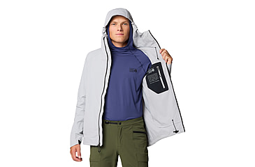 Image of Mountain Hardwear Chockstone Alpine LT Hooded Jacket - Men's, Glacial, M, 2063191-097-M
