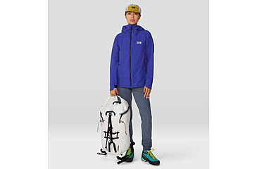 Image of Mountain Hardwear Chockstone Alpine LT Hooded Jacket - Womens, Klein Blue, Large, 2063331503-L