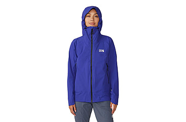 Image of Mountain Hardwear Chockstone Alpine LT Hooded Jacket - Womens, Klein Blue, Large, 2063331503-L
