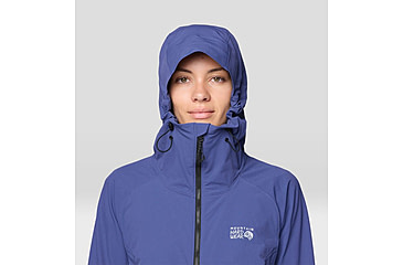 Image of Mountain Hardwear Chockstone Alpine LT Hooded Jacket - Womens, Lapis Dusk, XL, 190423053964