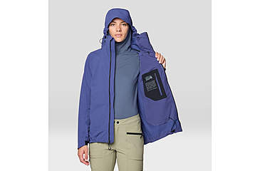 Image of Mountain Hardwear Chockstone Alpine LT Hooded Jacket - Womens, Lapis Dusk, XL, 190423053964