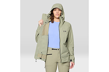Image of Mountain Hardwear Chockstone Alpine LT Hooded Jacket - Womens, Mantis Green, SxL, 190423054022
