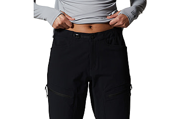 Image of Mountain Hardwear Chockstone Alpine Pants - Women's, Black, LxS, 2092441-010-LxS