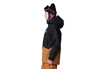Image of Mountain Hardwear Cloud Bank Gore-Tex Jacket - Womens, Black, Copper Clay, Large, 2092451010-L