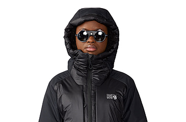 Image of Mountain Hardwear Compressor Alpine Hooded Jacket - Womens, 010, M, 2092471-010-M