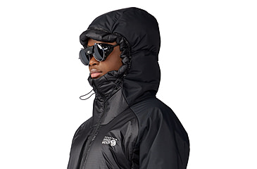 Image of Mountain Hardwear Compressor Alpine Hooded Jacket - Womens, 010, M, 2092471-010-M