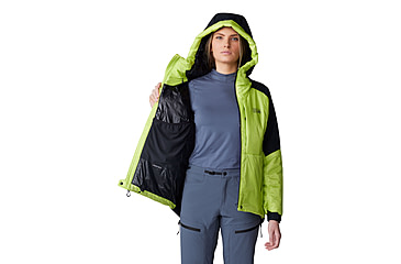 Image of Mountain Hardwear Compressor Alpine Hooded Jacket - Womens, 378, L, 2092471-378-L