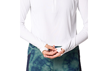 Image of Mountain Hardwear Crater Lake Half Zip Crop Hoody - Womens, 102, M, 2068771-102-M