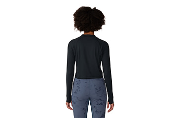 Image of Mountain Hardwear Crater Lake Long Sleeve Crop - Womens, 010, L, 1986771-010-L